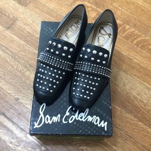Studded loafer flats NIB